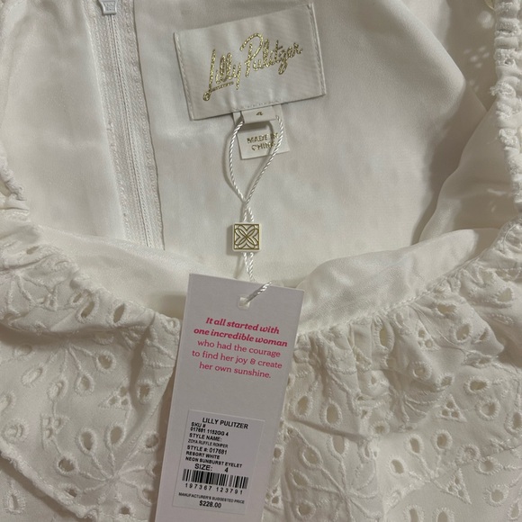 NWT Lilly Pulitzer Zoya Ruffle Romper - Picture 6 of 7